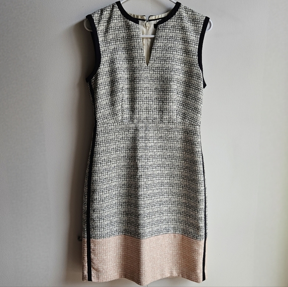 J. Crew Dresses & Skirts - J.Crew Sleeveless Sheath Textured-Tweed Dress in Women's 8